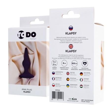 Анальная пробка ToDo Klapsy