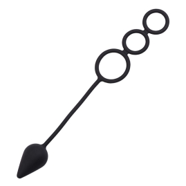 Эрекционные кольца с анальной пробкой Erotist Drop