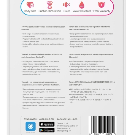 Клиторальный стимулятор Lovense Tenera 2