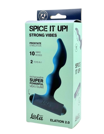 Анальная вибропробка Elation 2.0 Spice It Up