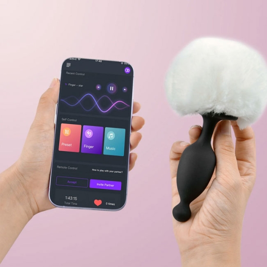 Пробка с хвостиком Magic Motion Bunny